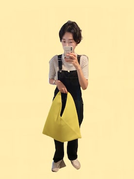 「SHENERY（シーナリー）のアイテム（オールインワン・サロペット）」を使った、小太郎♡さん（レディース・166cm）の夏コーディネート