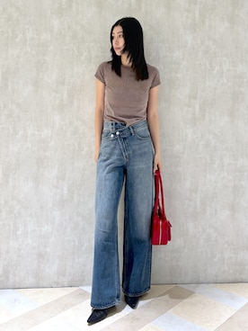 「MOUSSY（マウジー）のアイテム」を使った、lisaさん（レディース・173cm）の夏コーディネート