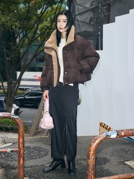 「アイテム（スカート）」を使った、lisaさん（レディース・173cm）の秋コーディネート