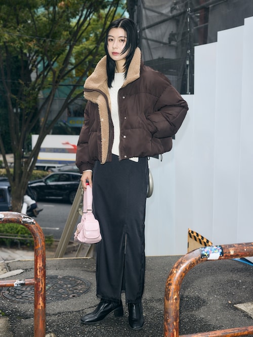 MOUSSY（マウジー） スカート 「25年AW新作」DOT SATIN スカート