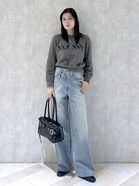 「MOUSSY（マウジー）のアイテム」を使った、lisaさん（骨格ウェーブ・レディース・173cm）の秋コーディネート