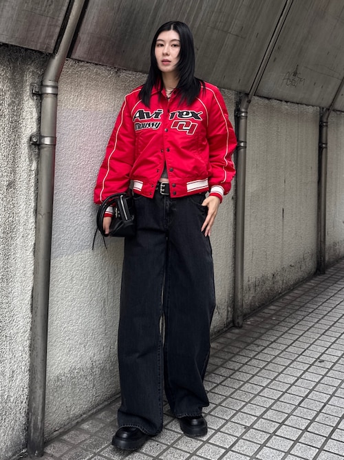 セール】LOW SLUNG WIDE STRAIGHT（デニムパンツ）｜MOUSSY（マウジー