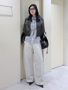 lisaさん（レディース・173cm）の冬コーディネート