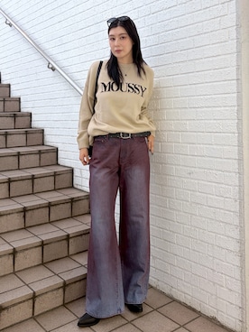 「ロゴニット」｜lisaさん（レディース・173cm）の秋コーディネート