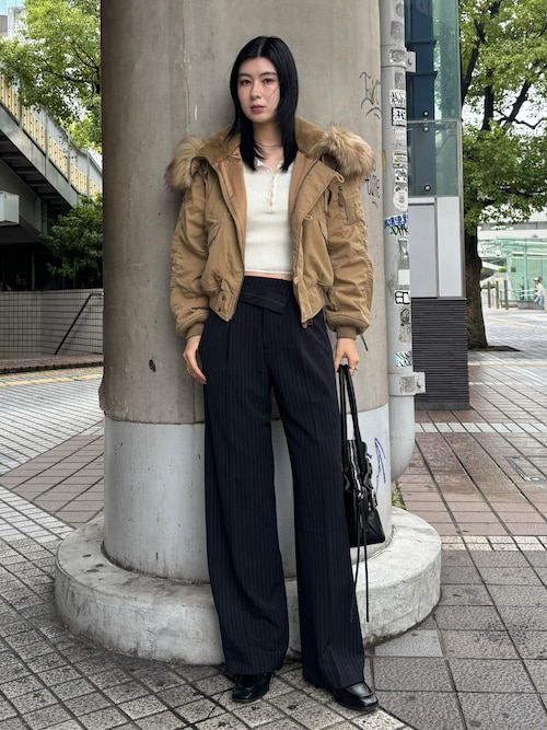 MOUSSY マウジー y2k N-2B ミニタリーショート丈 ジャケット MOUSSY マウジー y2k N-2B ミニタリーショート丈 ジャケット