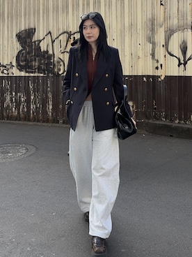 lisaさん（レディース・173cm）の冬コーディネート