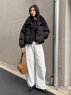 「MOUSSY（マウジー）のアイテム」を使った、lisaさん（骨格ウェーブ・レディース・173cm）の秋コーディネート