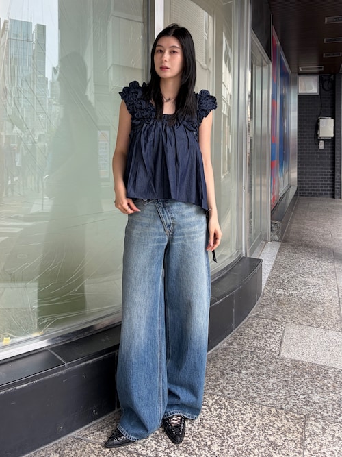 Shoulder frills moussy トップス moussy SHOULDER FRILLS トップス