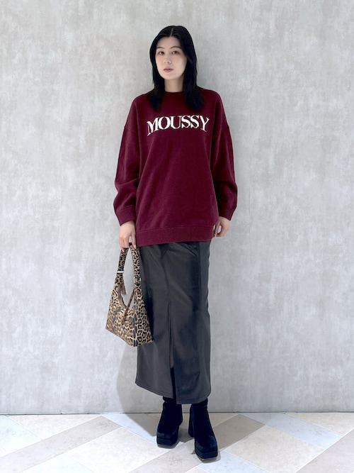 セール】【ZOZO・一部店舗限定】MOUSSY LOGO KNIT / マウジー
