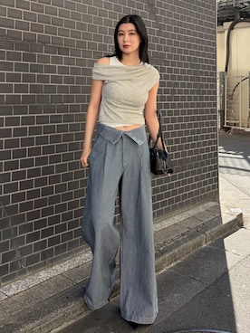 lisaさん（レディース・173cm）の春コーディネート