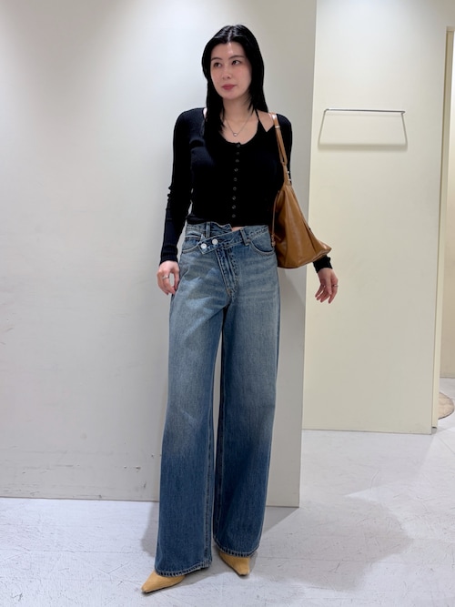 MOUSSY ハルターネックダブルニットトップス　新品未使用タグ付き MOUSSY | HALTER NECK DOUBLE KNIT トップス (ニット ) |SHEL'TTER