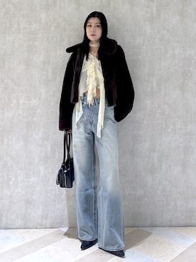 「MOUSSY（マウジー）のアイテム」を使った、lisaさん（骨格ウェーブ・レディース・173cm）の秋コーディネート