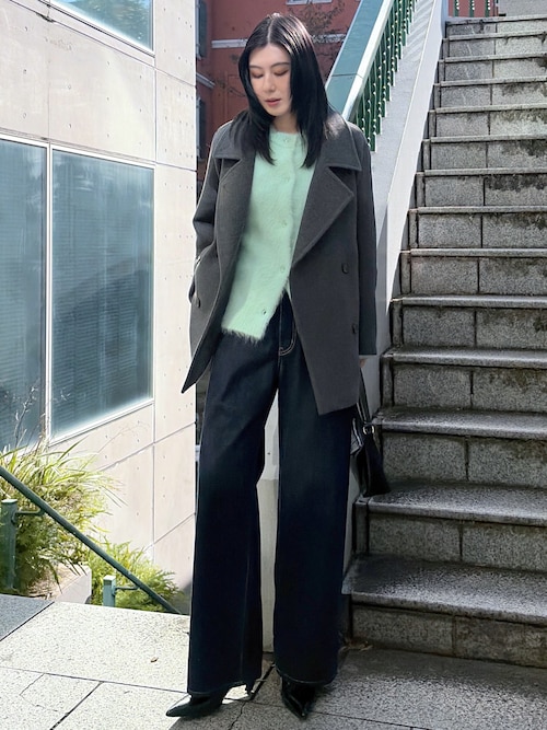 セットアップ対応】TUCK WIDE STRAIGHT（デニムパンツ）｜MOUSSY