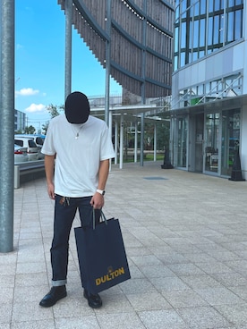 「BEAMS（ビームス）のアイテム（ハンチング/ベレー帽）」を使った、ながっちゃんさん（メンズ・173cm）の秋コーディネート
