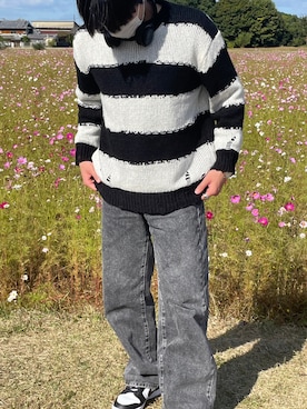 「インスタフォローしてね！」｜りくさん（メンズ・170cm）の秋コーディネート