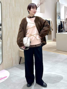 「アイテム（ブルゾン）」を使った、SuUさん（レディース・167cm・40代）の秋コーディネート