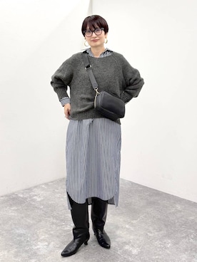 「eL（エル）のアイテム」を使った、SuUさん（レディース・167cm）の秋コーディネート