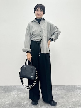 「アイテム（ハンドバッグ）」を使った、SuUさん（レディース・167cm・40代）の秋コーディネート