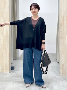 「アイテム（タンクトップ）」を使った、SuUさん（レディース・167cm・40代）の秋コーディネート