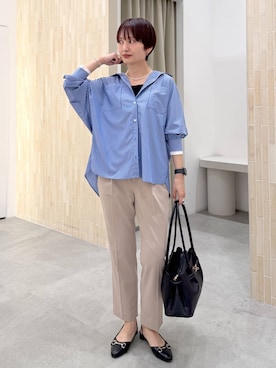 「Elura（エルーラ）のアイテム」を使った、SuUさん（レディース・167cm）の春コーディネート