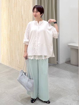 「Elura（エルーラ）のアイテム」を使った、SuUさん（レディース・167cm）の春コーディネート