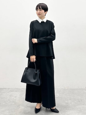 「アイテム（スラックス）」を使った、SuUさん（レディース・167cm・40代）の秋コーディネート