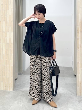 「アイテム（パンプス）」を使った、SuUさん（レディース・167cm・40代）の夏コーディネート
