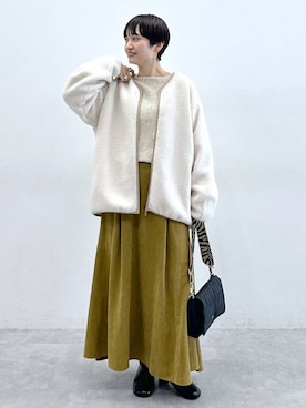 「アイテム（ブルゾン）」を使った、SuUさん（レディース・167cm・40代）の秋コーディネート