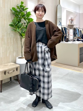 「アイテム（ブルゾン）」を使った、SuUさん（レディース・167cm・40代）の秋コーディネート