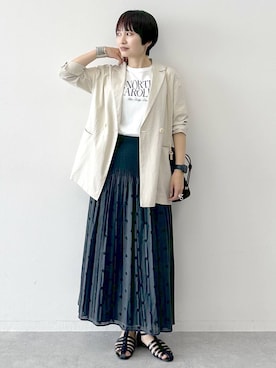 SuUさん（レディース・167cm・40代）の春コーディネート