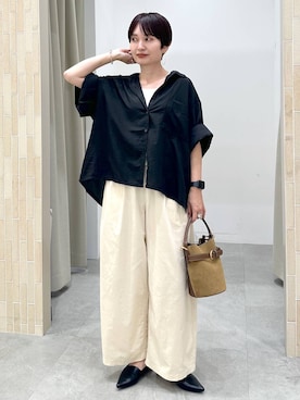 「人気アイテムをチェック！」｜「アイテム（シャツ/ブラウス）」を使った、SuUさん（レディース・167cm）の秋コーディネート