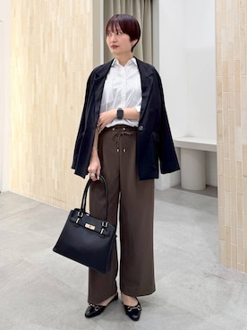 「Elura（エルーラ）のアイテム」を使った、SuUさん（レディース・167cm）の春コーディネート