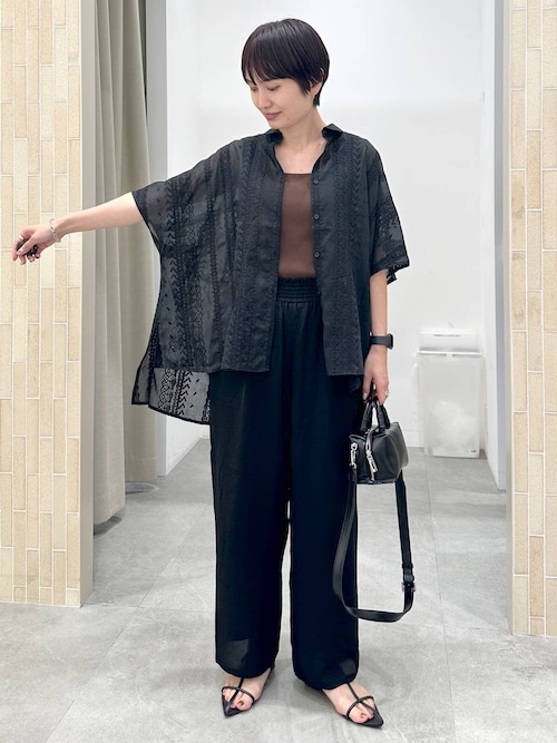 ブラウス シャツ レース刺繍チュニック/572942 レディース Elura ブラウス シャツ レース刺繍チュニック/572942 レディース