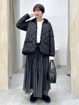 「アイテム（スカート）」を使った、SuUさん（レディース・167cm・40代）の秋コーディネート