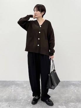 「Elura（エルーラ）のアイテム」を使った、SuUさん（レディース・167cm）の冬コーディネート