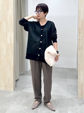 「アイテム（タンクトップ）」を使った、SuUさん（レディース・167cm・40代）の夏コーディネート