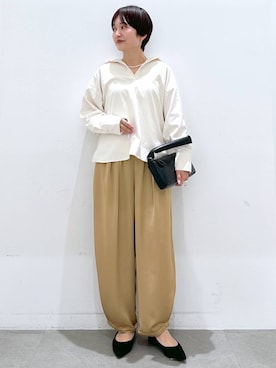 「新作」｜「アイテム（パンプス）」を使った、SuUさん（レディース・167cm）の春コーディネート