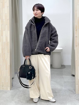 「アイテム（ハンドバッグ）」を使った、SuUさん（レディース・167cm・40代）の秋コーディネート