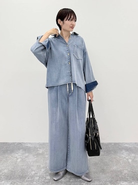 「アイテム（バッグ）」を使った、SuUさん（レディース・167cm・40代）の冬コーディネート