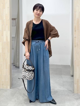 「アイテム（パンプス）」を使った、SuUさん（レディース・167cm・40代）の夏コーディネート