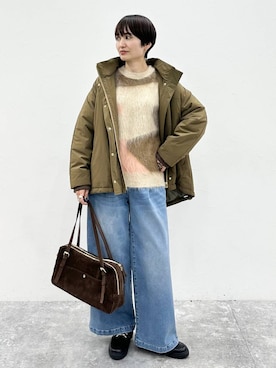 「アイテム（ローファー）」を使った、SuUさん（レディース・167cm・40代）の秋コーディネート