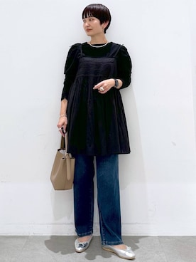 「新作」｜「アイテム（キャミソール）」を使った、SuUさん（レディース・167cm）の春コーディネート