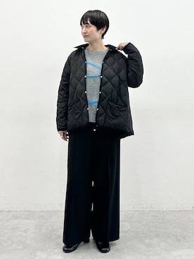 「アイテム（ダウンジャケット/コート）」を使った、SuUさん（レディース・167cm・40代）の秋コーディネート