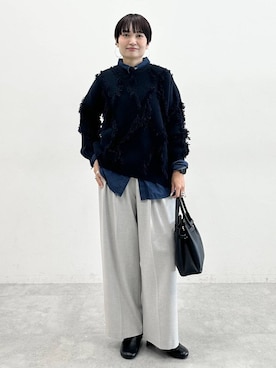 「アイテム（ハンドバッグ）」を使った、SuUさん（レディース・167cm・40代）の秋コーディネート