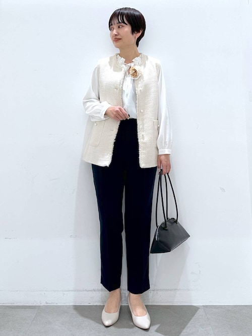 セール】＜2025ceremony＞レモニーダブルクロステーパードパンツ