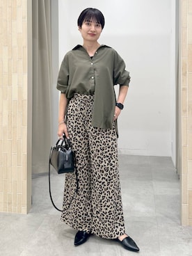 「アイテム（パンプス）」を使った、SuUさん（レディース・167cm・40代）の夏コーディネート