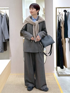 「アイテム（ハンドバッグ）」を使った、SuUさん（レディース・167cm・40代）の秋コーディネート