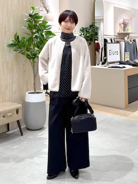 「eL（エル）のアイテム」を使った、SuUさん（レディース・167cm）の秋コーディネート