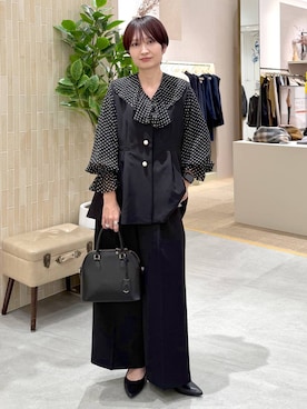 「アイテム（ハンドバッグ）」を使った、SuUさん（レディース・167cm・40代）の冬コーディネート