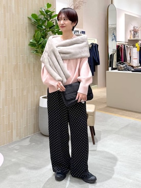 「Elura（エルーラ）のアイテム」を使った、SuUさん（レディース・167cm）の冬コーディネート